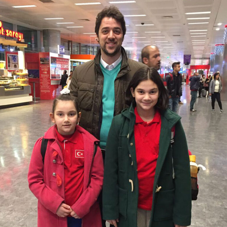 Ercin and Elvin Buyuk after their success in World Youth girls section