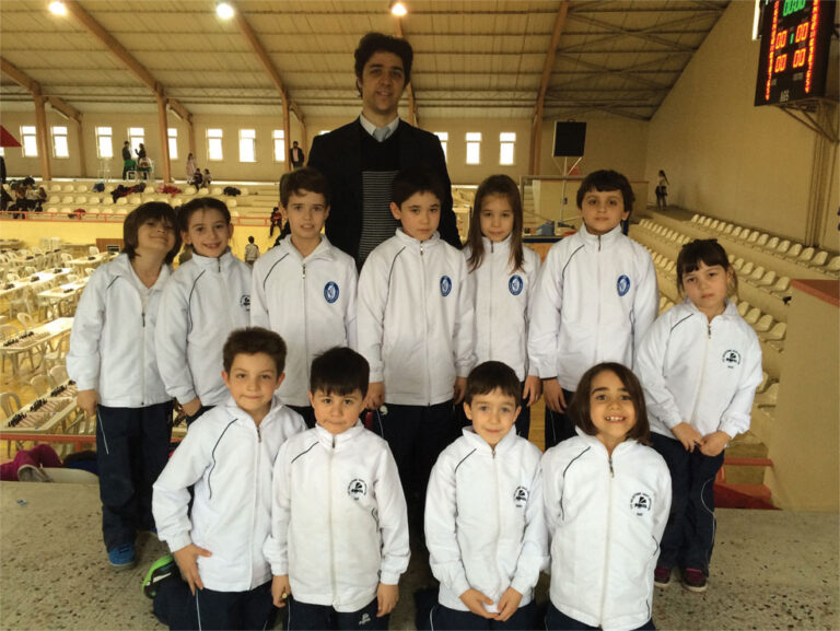 ITU GVO school chess team with Tamer Karatekin